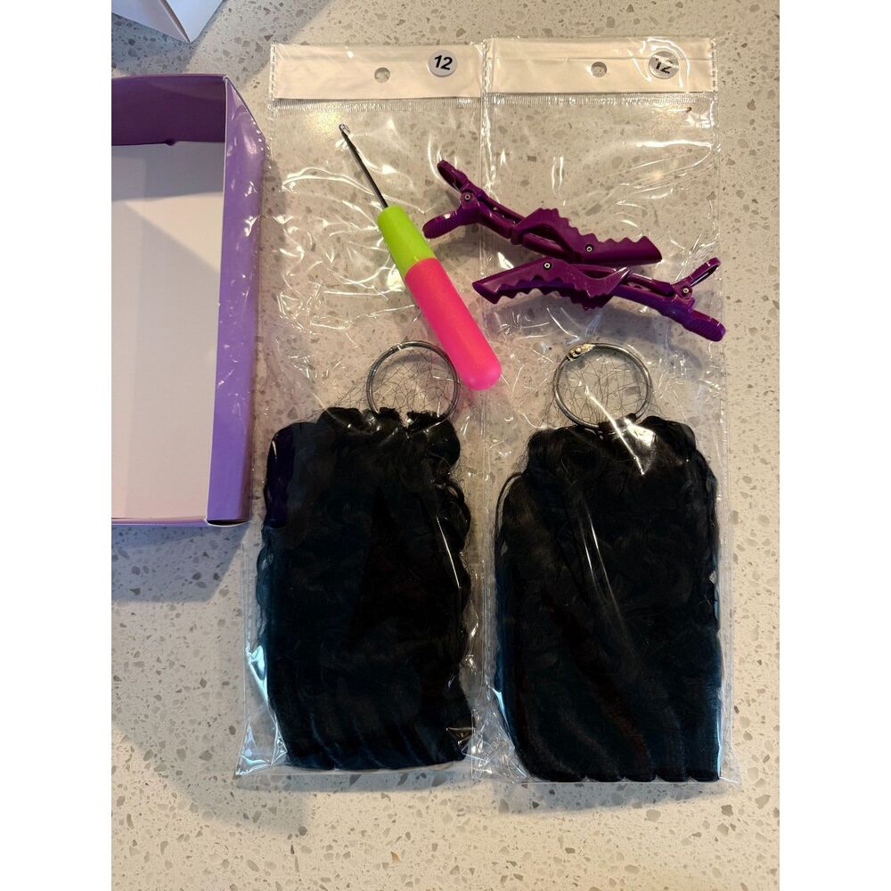 12in Burmese Curly Miracle Knots Human Crochet Hair 2-Pack